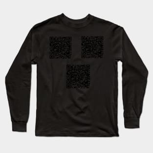 Scan me , technoblade qr code - funny sticker Long Sleeve T-Shirt